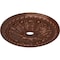 Ekena Millwork Tomango Egg & Dart Medallion (Canopies up to 6 3/4"), 27 7/8"OD x 3 7/8"ID x 2 1/2"P, Copper Penny CM27TOCPS - alternate 2